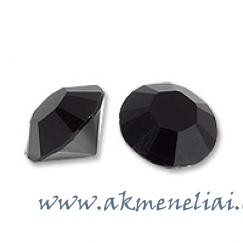 Swarovski Xilion Rose Chatons Jet PP6 (10vnt)