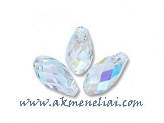 Briolette Crystal AB 11mm