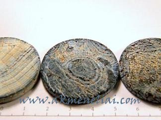 Nurūgštintas juodas agatas 30mm