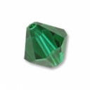 Bicone Emerald 6mm