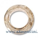 Cosmic Ring Crystal Golden Shadow 20mm