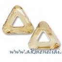  Triangle Ring Crystal Golden Shadow 14mm