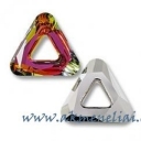 Triangle  Ring Crystal Sahara 14mm