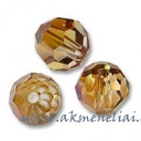 Faceted Round Crystal Copper Beads 8mm