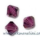 Bicone Amethyst 4mm