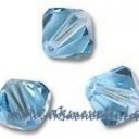 Bicone Aquamarine 8mm
