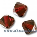 Bicone Burgundy 4mm
