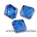 Bicone Capri Blue 4mm