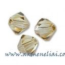Bicone Crystal Golden Shadow