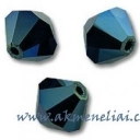 Bicone Crystal Metallic Blue 2X 4mm