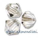 Bicone Crystal Silver Shade 4mm
