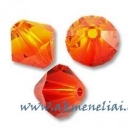 Bicone Fire Opal 4mm