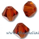 Bicone Indian Red