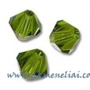 Bicone Olivine 4mm