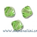 Bicone Peridot 4mm