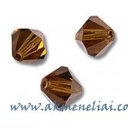 Bicone Smoked Topaz