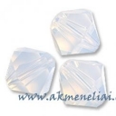 Bicone White Opal