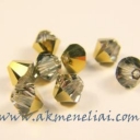 Bicone Dorado x 6mm
