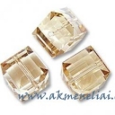 Crystal Cube Golden Shadow 4mm