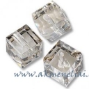 Cubes Silver shade AB  6mm