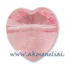 Heart Light Rose 8mm