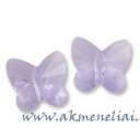 Crystal Butterfly Violet 8mm