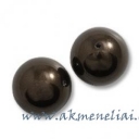Crystal Pearl Deep Brown 6mm