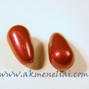 Pearl Drop Bordeaux 15x8mm
