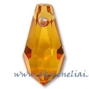 Teardrop Pendants Topaz 15mm