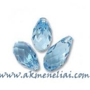 Briolette Aquamarine 13mm