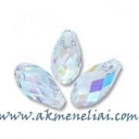 Briolette Crystal AB 11mm
