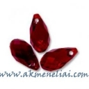 Briolette Siam 11mm
