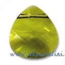 Flat Briolette Olivine 15,4mm