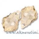 Baroque Pendant Crystal Golden Shadow 22mm