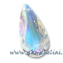 Faceted Teardrop Pendant Crystal AB 24mm