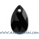 Pear Shape Pendant Jet 50mm