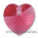 Heart Indian Pink 10mm