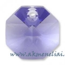 Octagon Pendant  Tanzanite 8mm