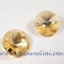 Rivoli Crystal Golden Shadow 12mm