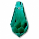Teardrop Pendants Emerald 13mm