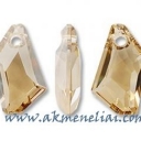 De-Art Pendant Crystal Golden Shadow 18mm