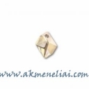 Cosmic Pendant Crystal Golden Shadow 14mm