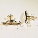 Užsegimai auskarams 19mm 925