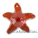 Starfish Pendant Red Magma 20mm