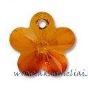 Flower Pendant Copper 18mm