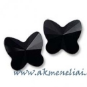 Crystal Butterfly Jet 8mm