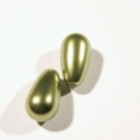Pearl Drop Light Green 15mm