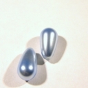 Pearl Drop Light Blue 15mm