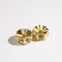 Swarovskio karūnėlė geltona su Crystal akutėm 6,5mm