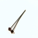 Swarovskio juodintos vinutes su Siam akute 4cm